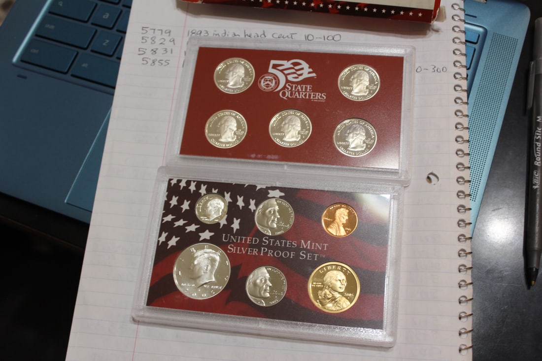 2005 Silver Proof Set: 11 coins