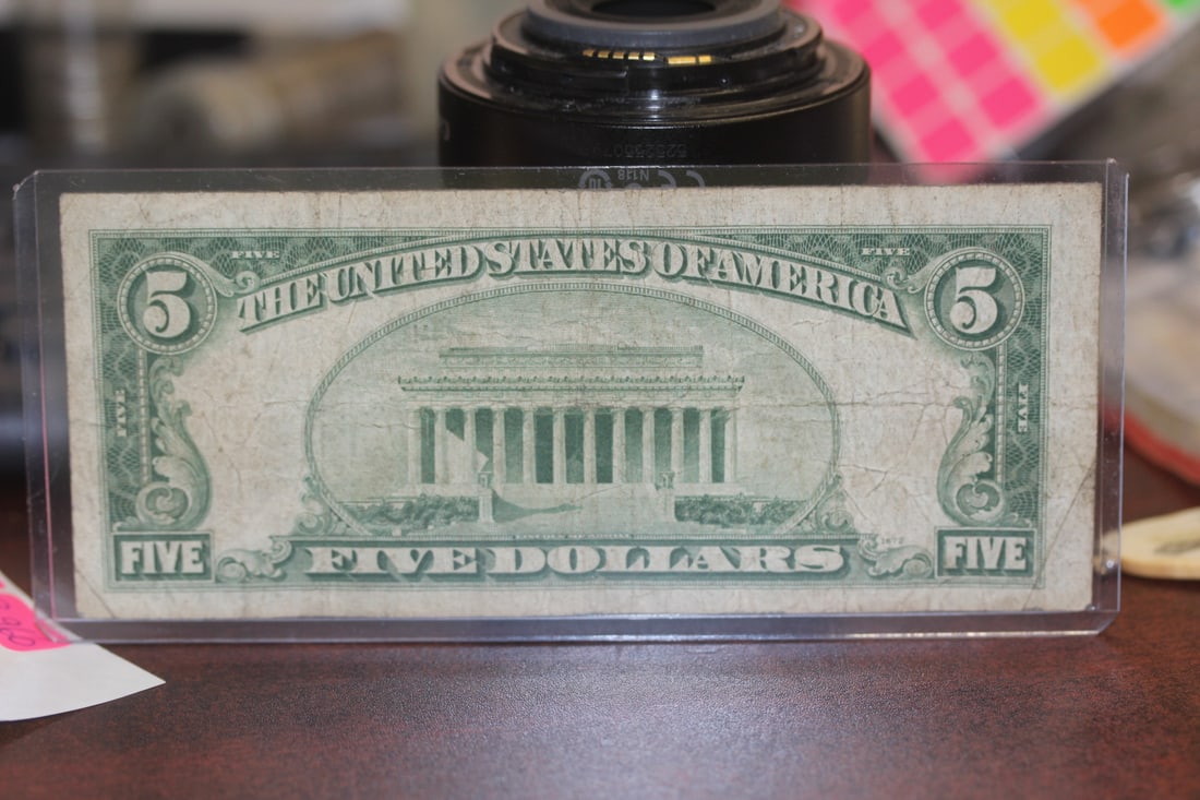 1934 $5.00 Note - 2