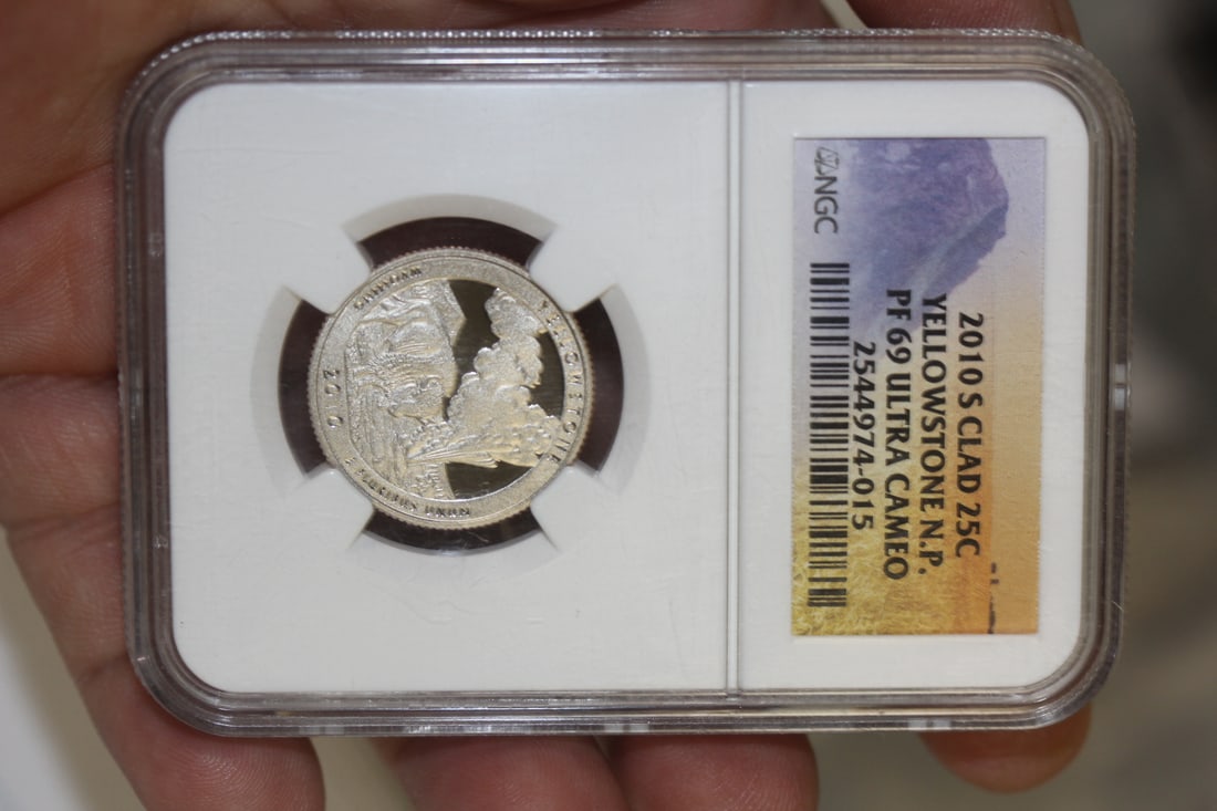 NGC Graded 2010 Quarter: PF69 - ultra cameo- clad