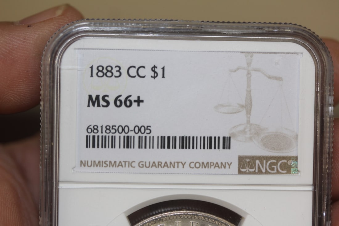 NGC Graded 1883-CC Morgan Silver Dollar - 3