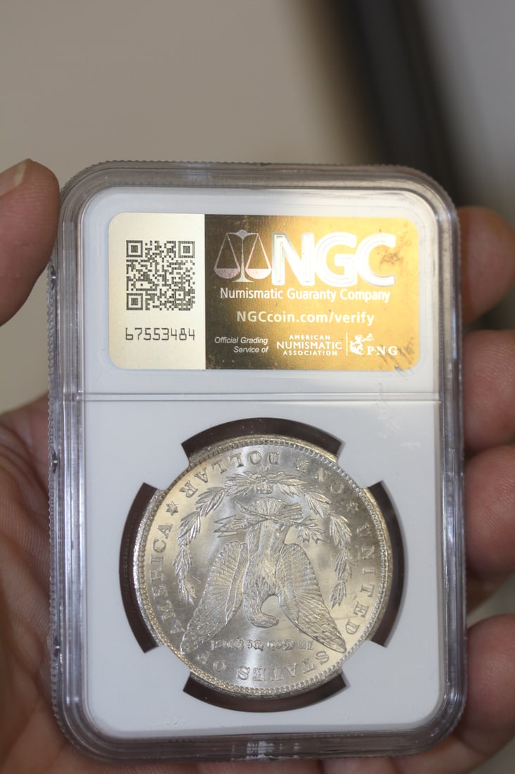 NGC Graded 1883-CC Morgan Silver Dollar - 4