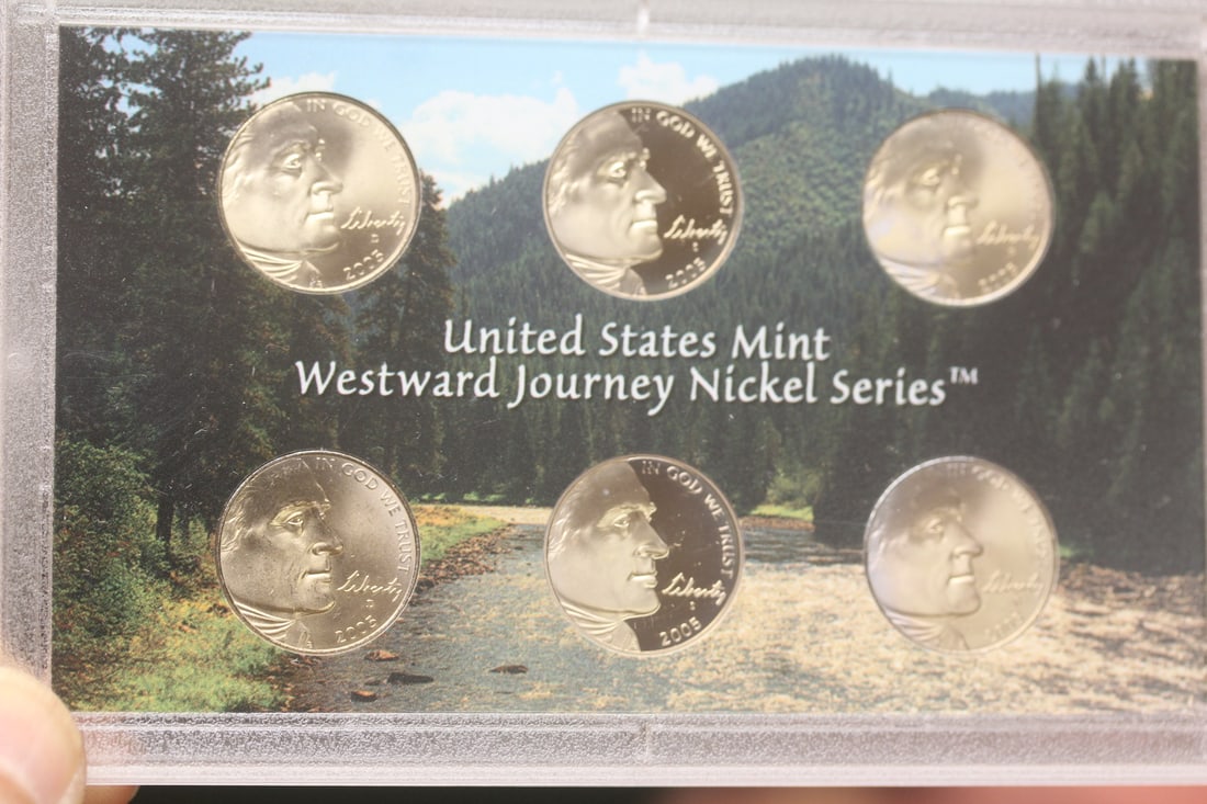 2005 Westward Journey 6 Nickels Set: as shown