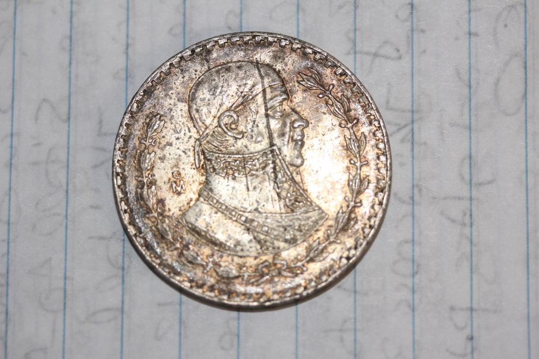 Mexico 10% Silver Coin: as shown