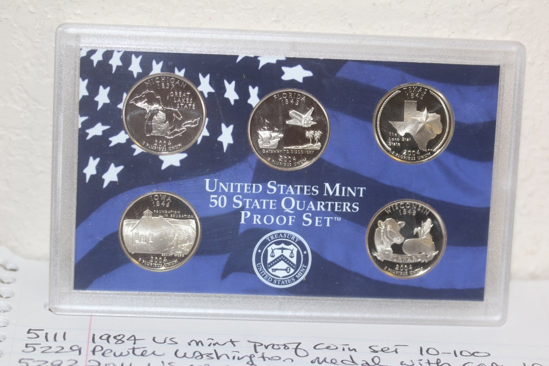 2004 50 States Quarters Set: as shown