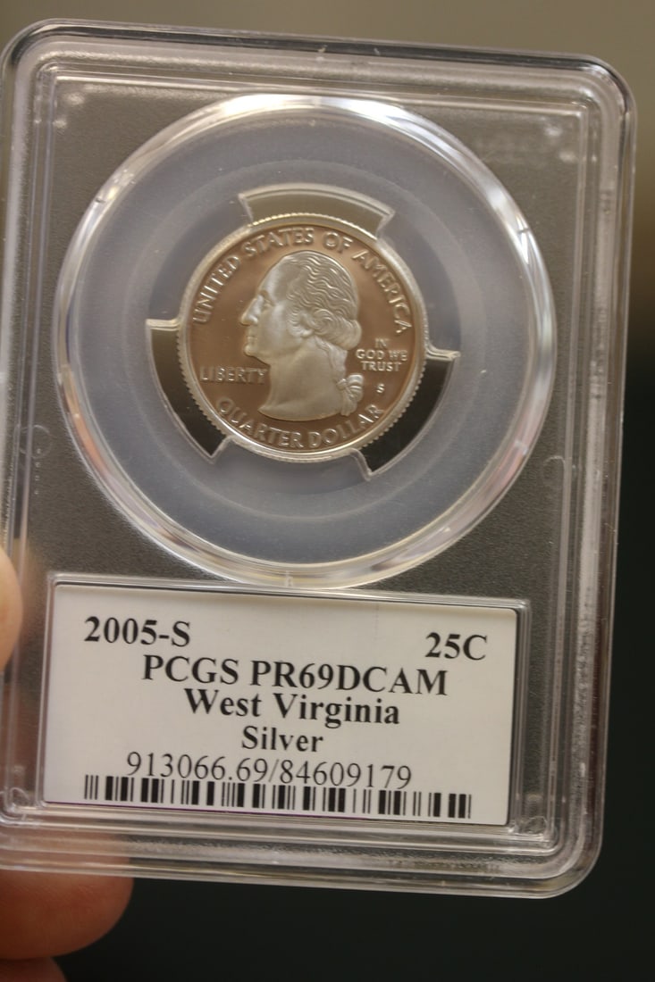 PCGS Graded Silver Quarter: PR69 DCAM