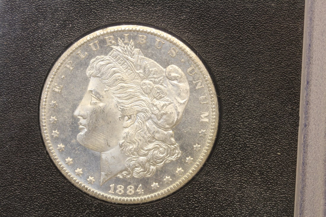 A Rare 1884-CC Morgan Silver Dollar - 2
