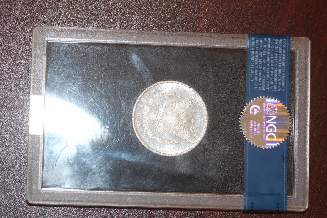 A Rare 1884-CC Morgan Silver Dollar - 4
