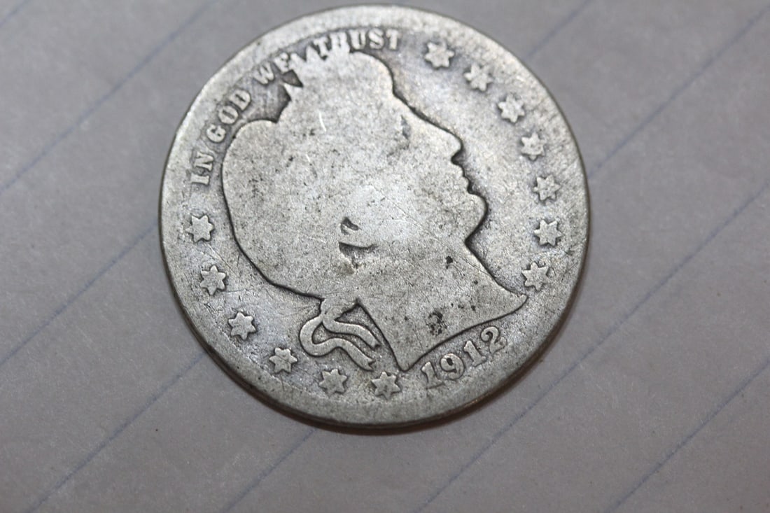 1912 Barber Quarter: as shown
