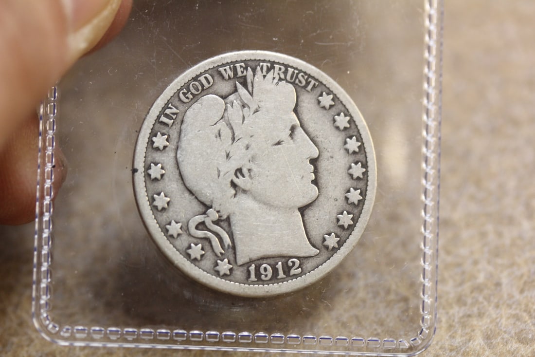 1912-D Barber Silver Half Dollar: as shown