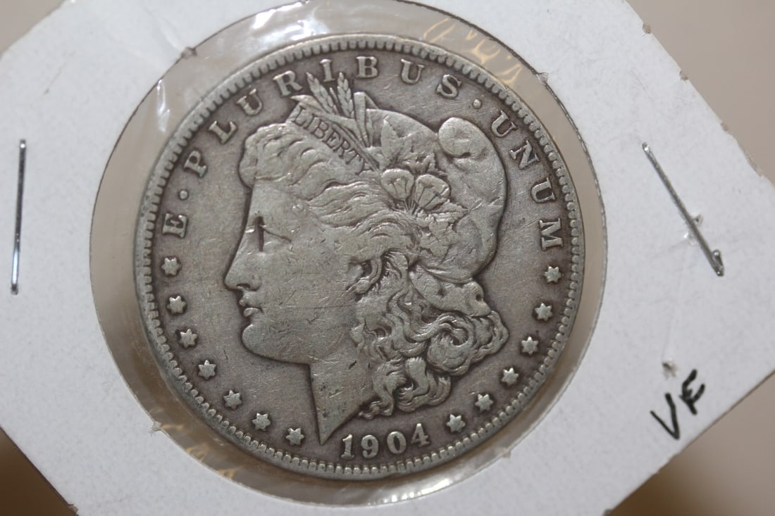 1904 Morgan Silver Dollar: as shown