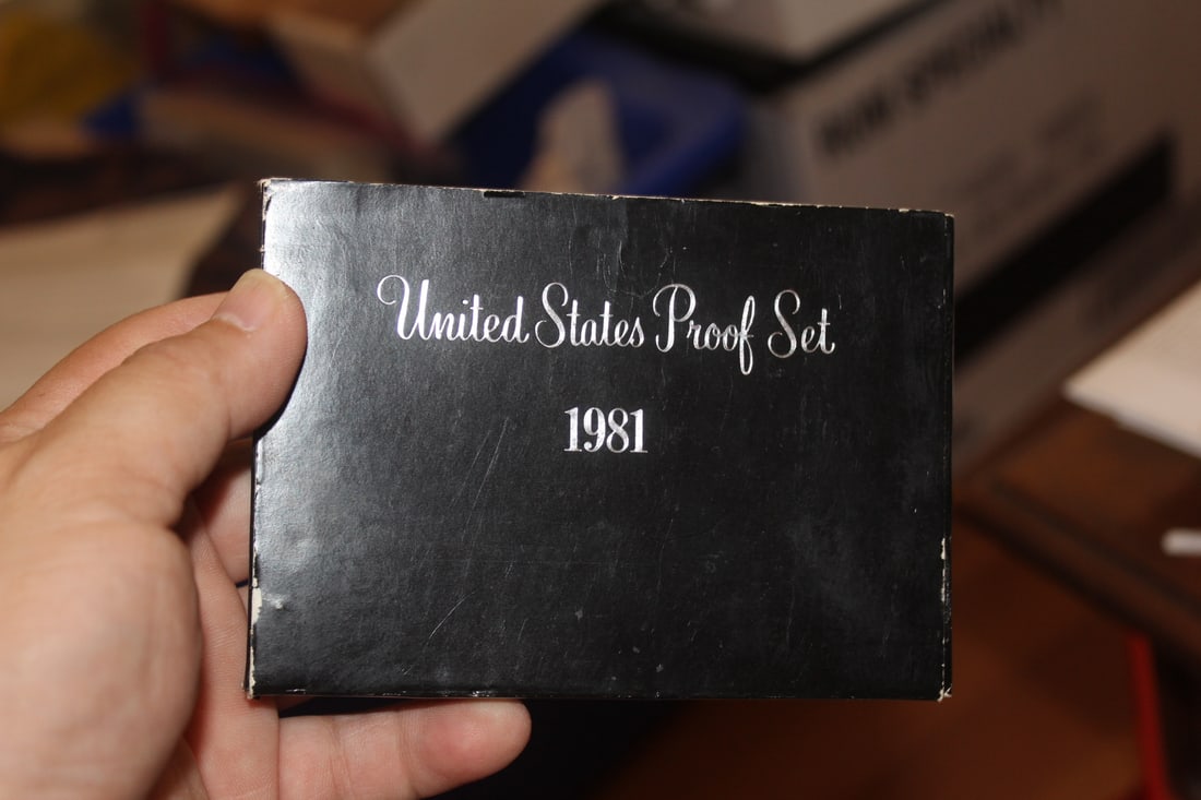 1981 US Proof Coin Set: as shown on photos