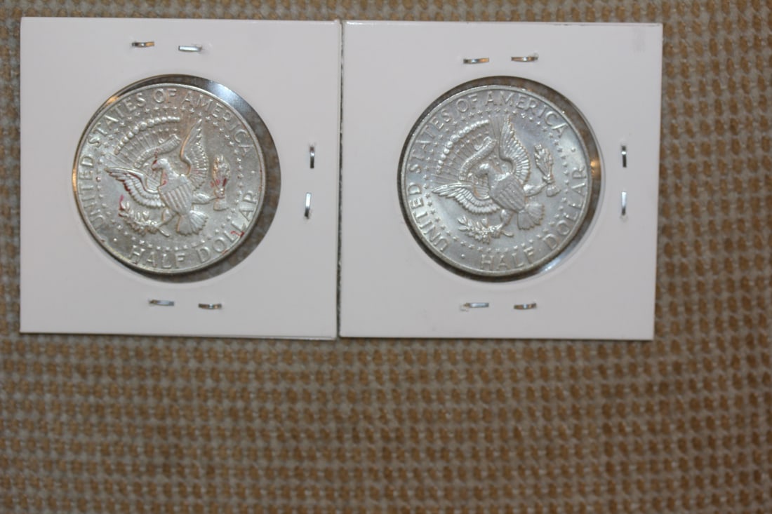 Lot of 2 Kennedy Halves - 2