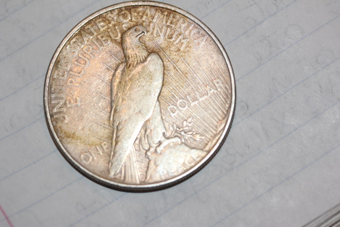 1922-D Peace Silver Dollar - 3