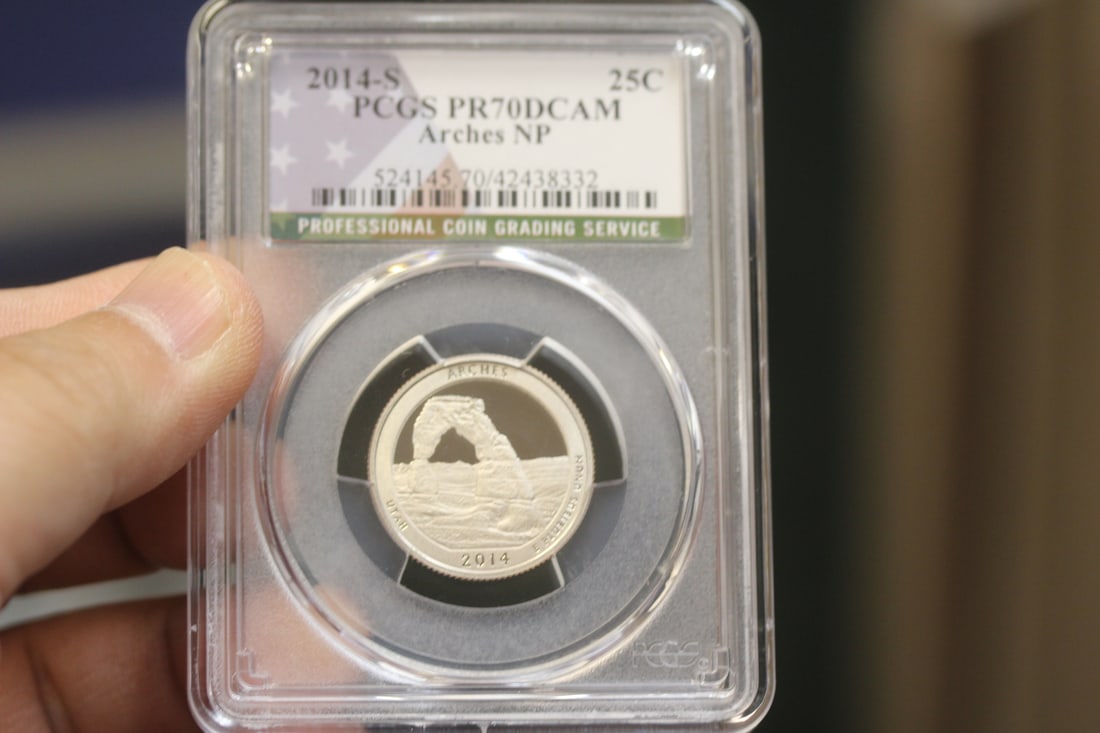 PCGS Graded 2014-S Quarter: PR70 DCAM