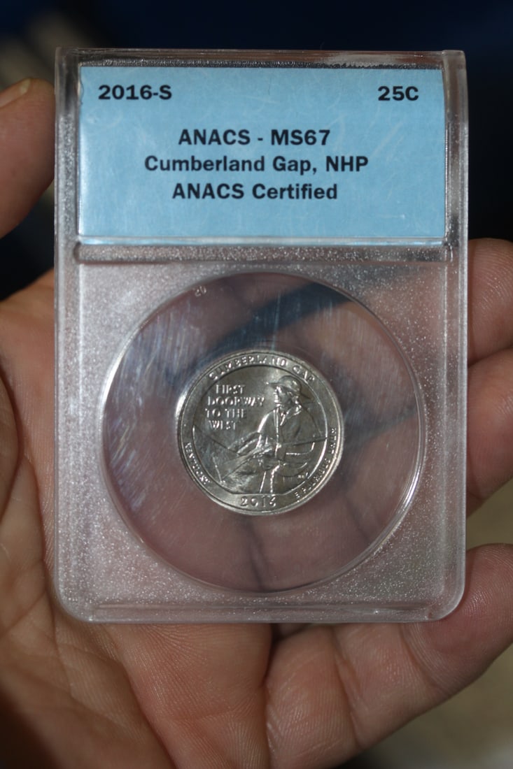 ANACS Graded 2016-S Quarter: MS67 - Clad
