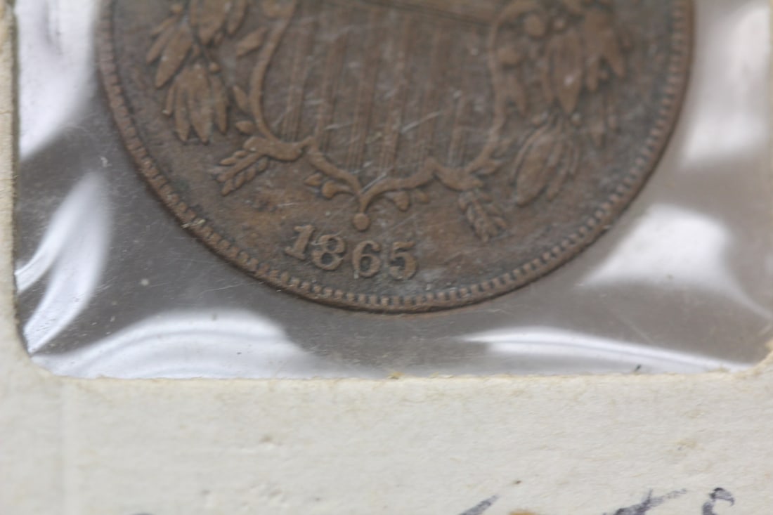 1865 Two Cent Piece - 2