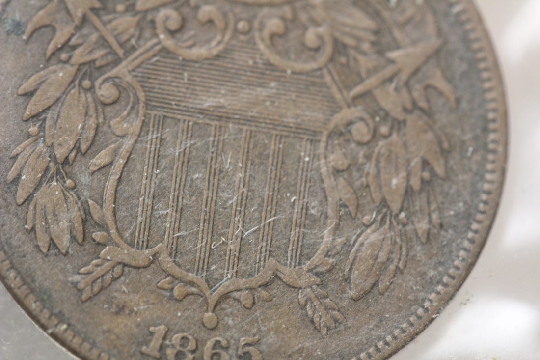 1865 Two Cent Piece - 3