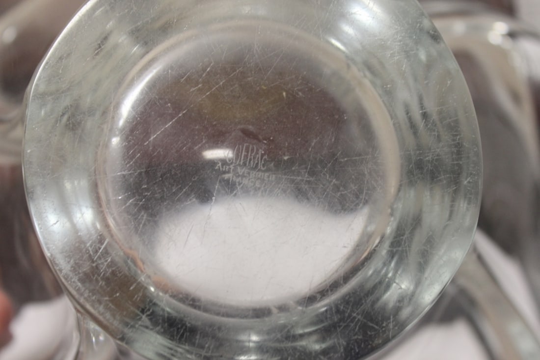 A Cofrac Signed Crystal Plash Bowl - 3