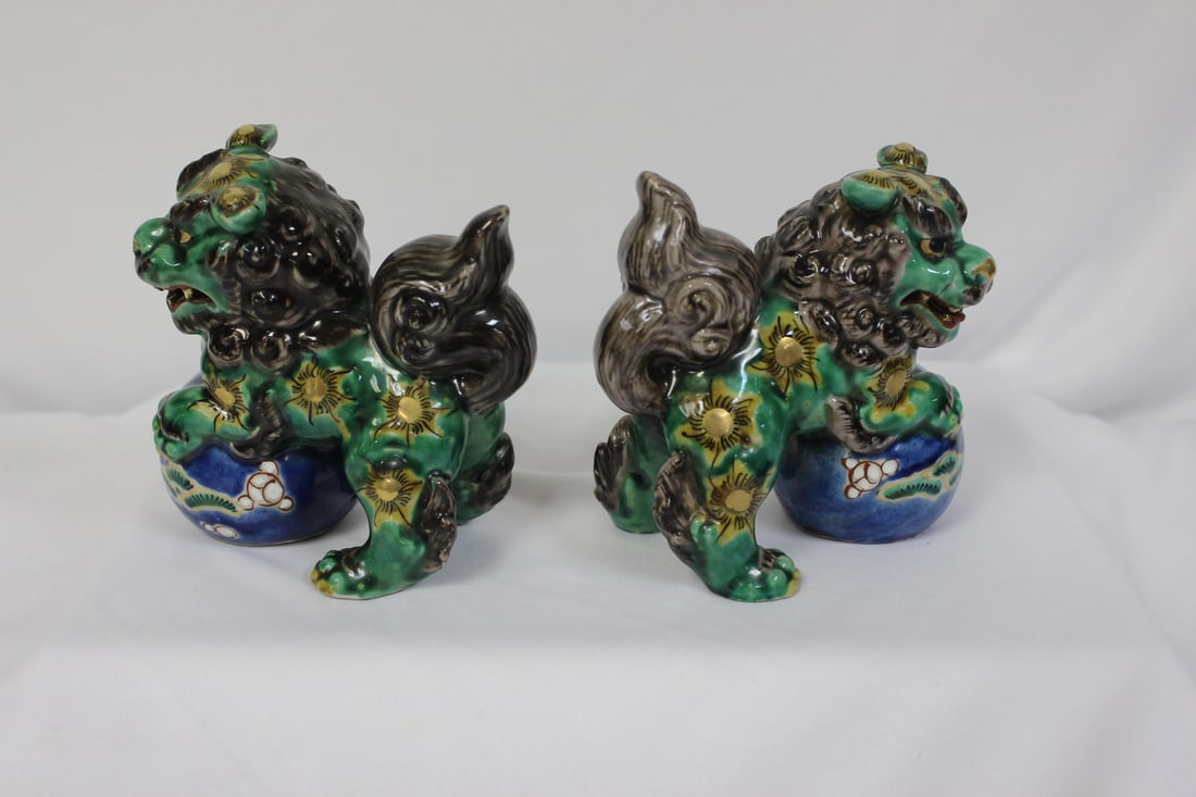 A Pair of Japanese Foo Lions - 2