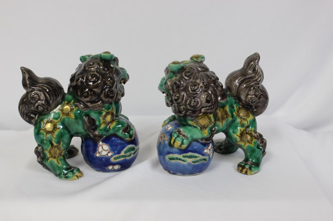 A Pair of Japanese Foo Lions - 4