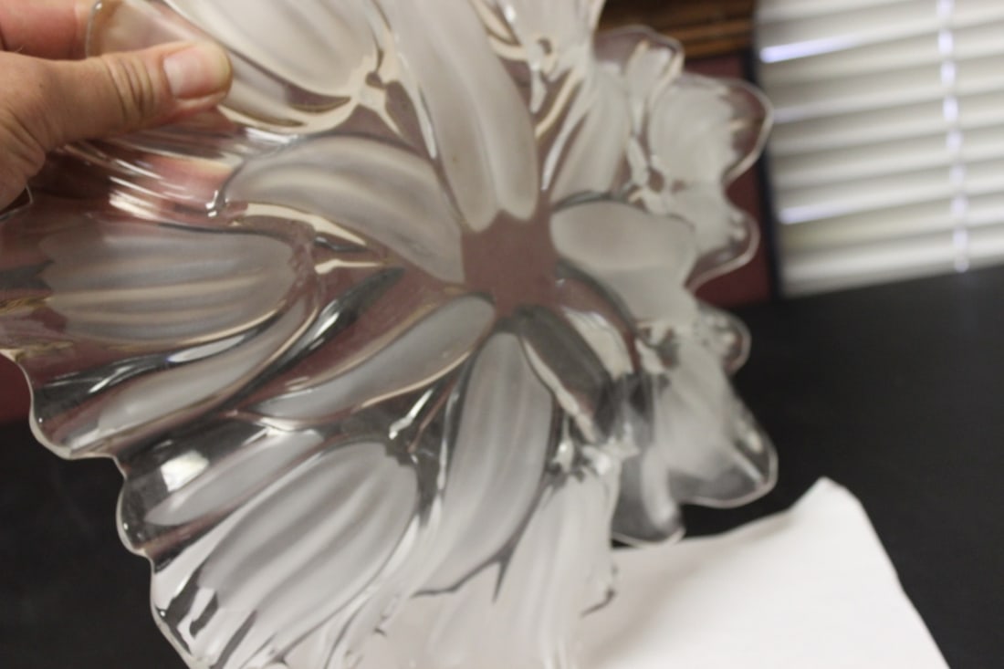 An Acid Etched Glass Bowl - 2