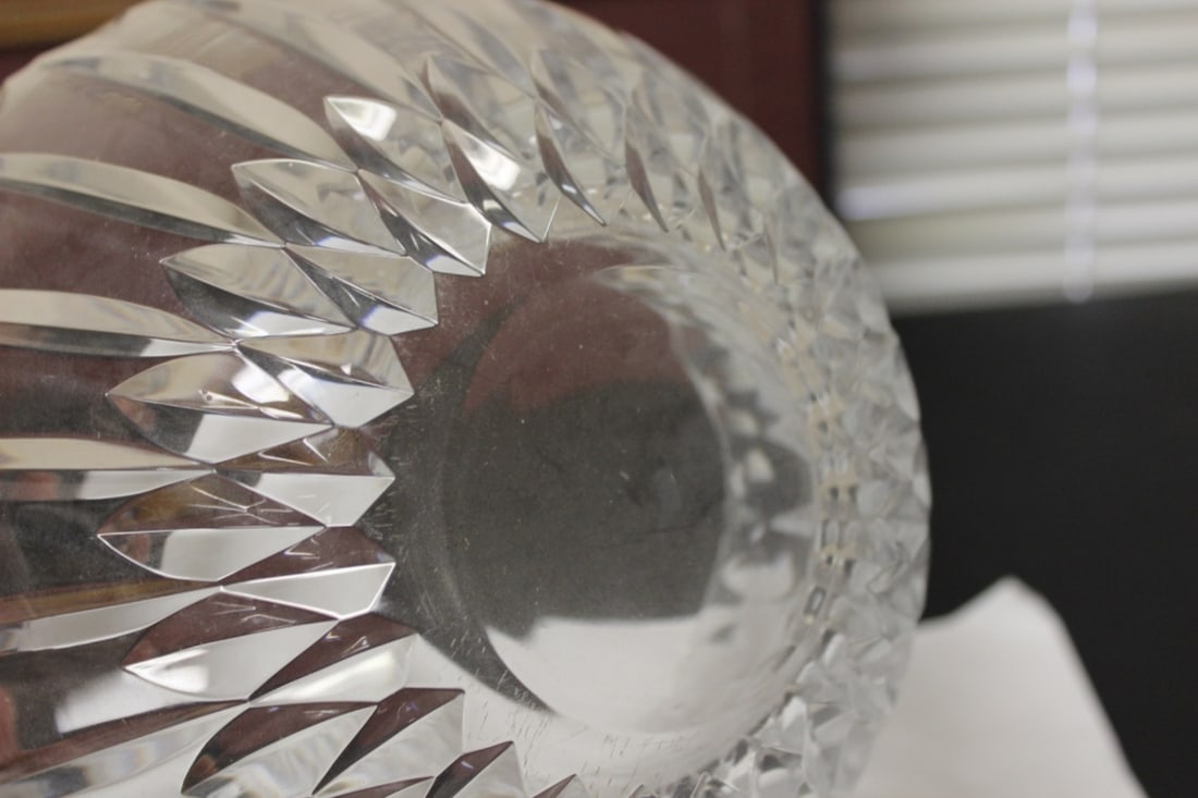 A Cut Glass Bowl - 3