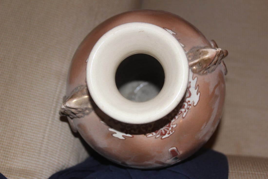 Japanese Satsuma Samurai Vase - 4
