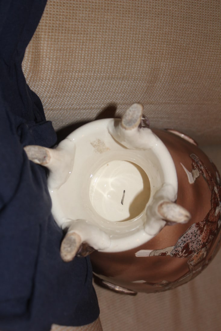 Japanese Satsuma Samurai Vase - 5