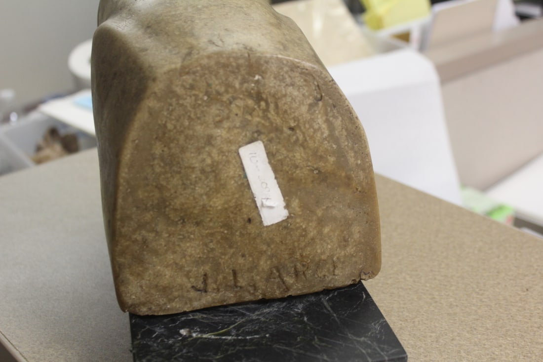 Large Marble/Stone Eagle Head - 2