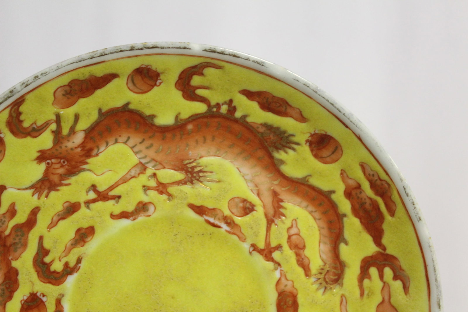 An Antique Chinese Tonzi Dragon Plate - 2