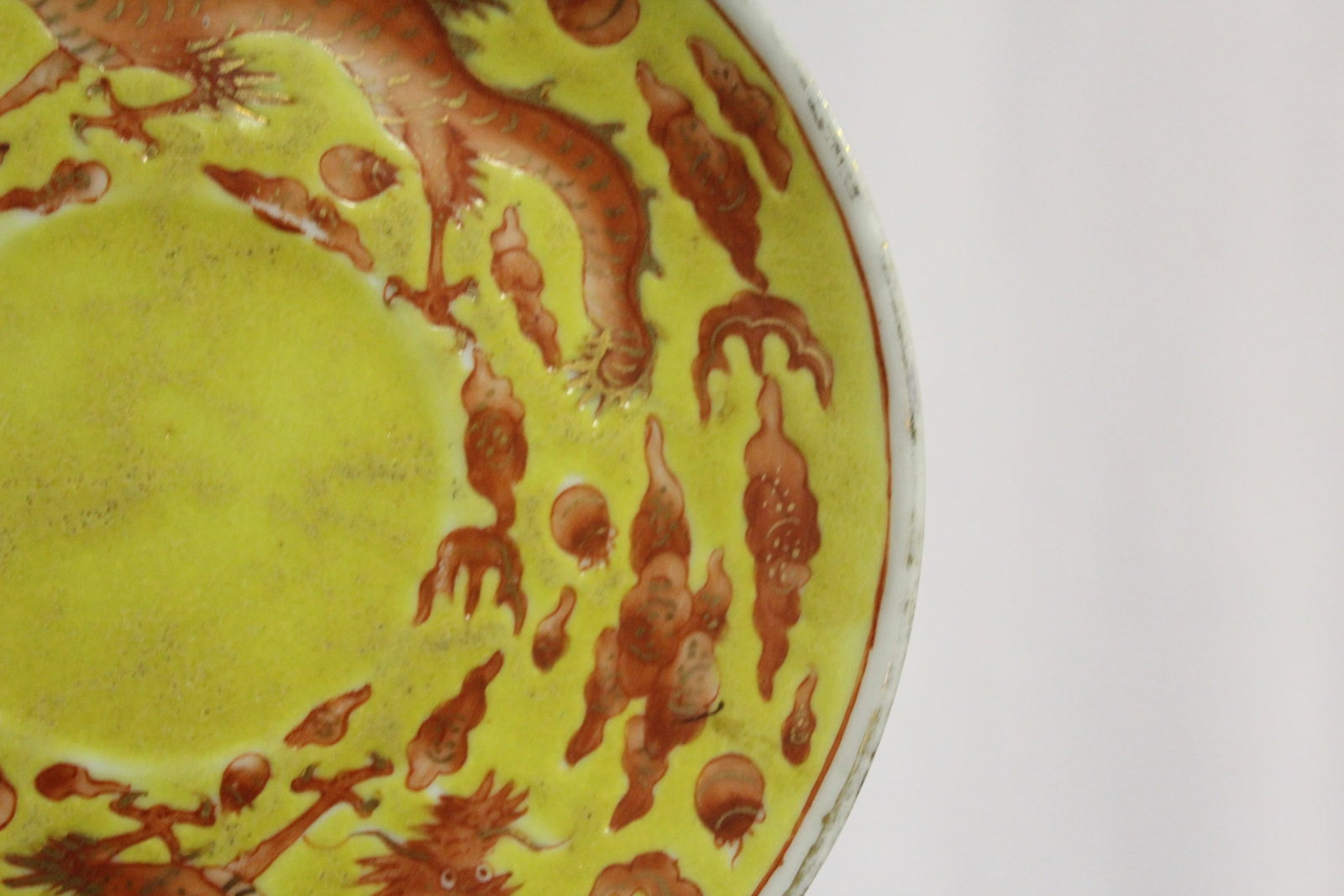 An Antique Chinese Tonzi Dragon Plate - 4