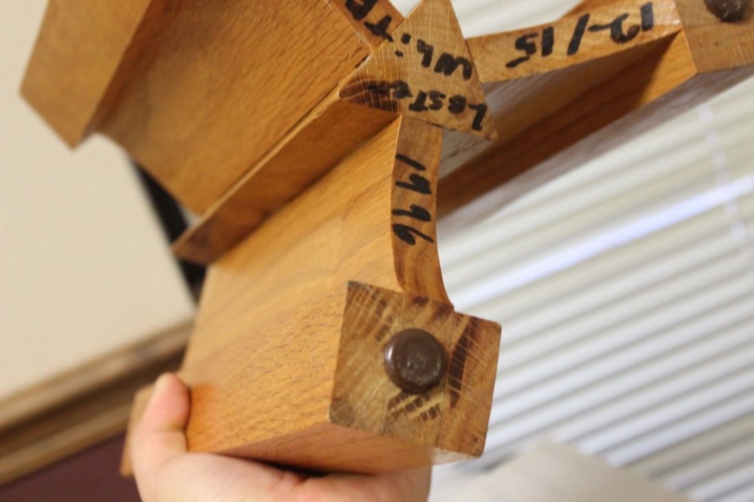 A Modern Style Wood Candle Holder - 5