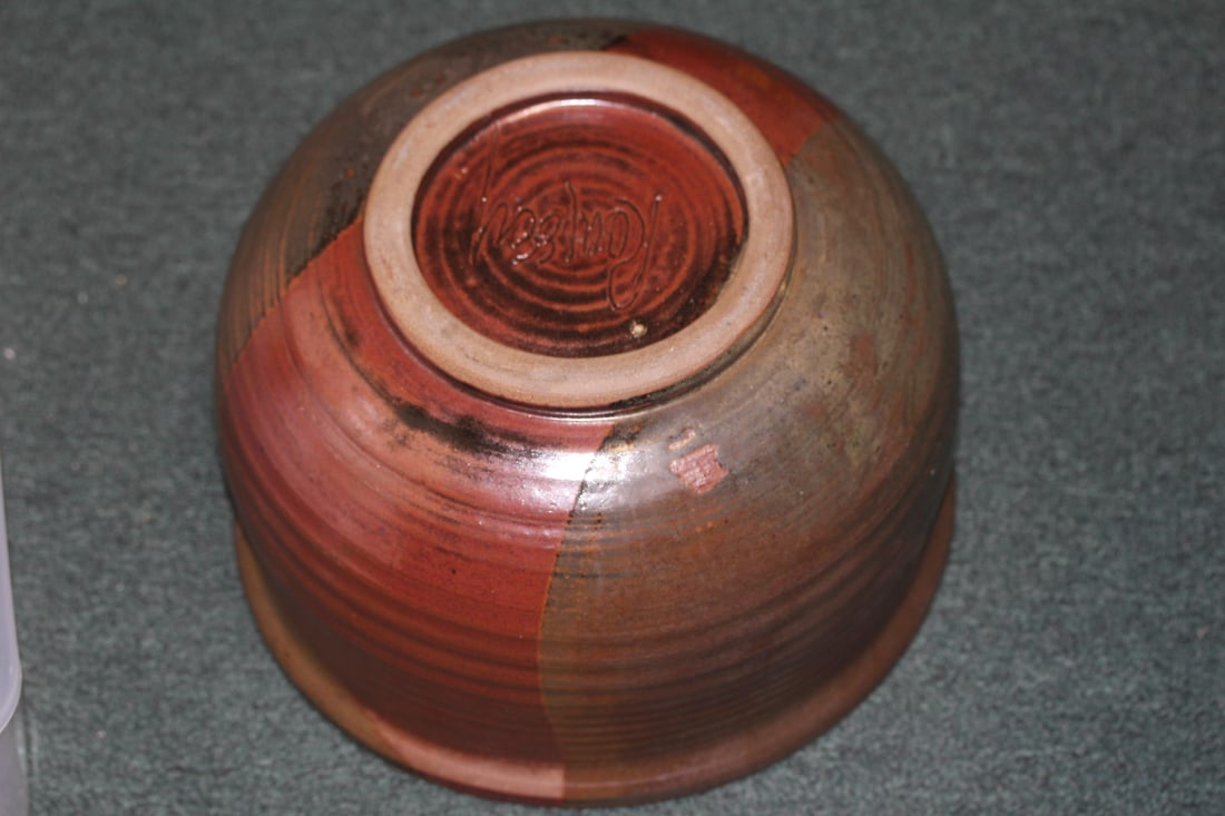Signed Large Art Pottery Bowl - 3