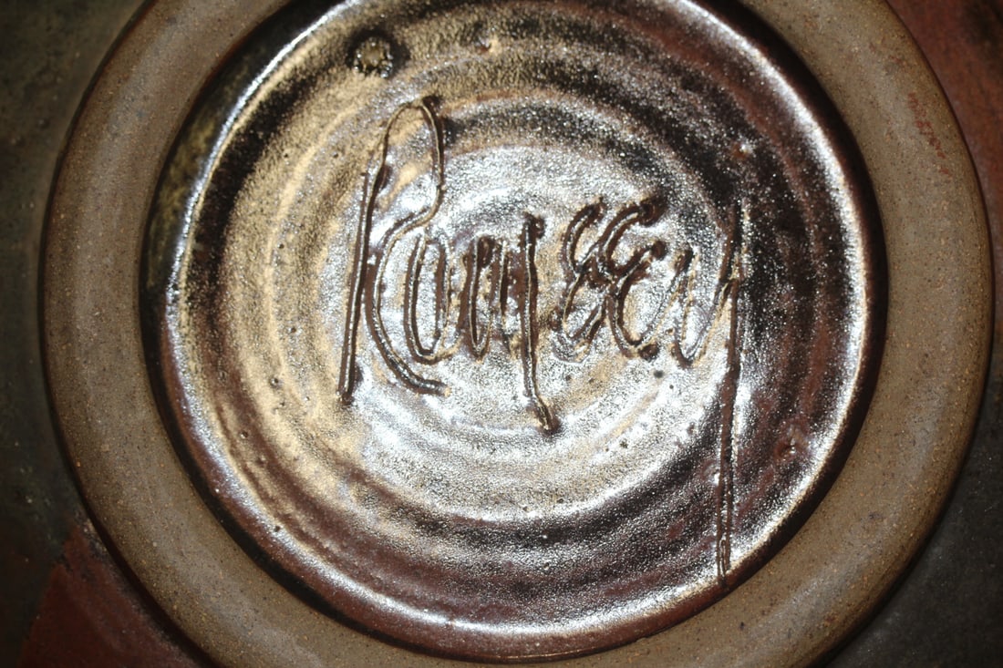 Signed Large Art Pottery Bowl - 4