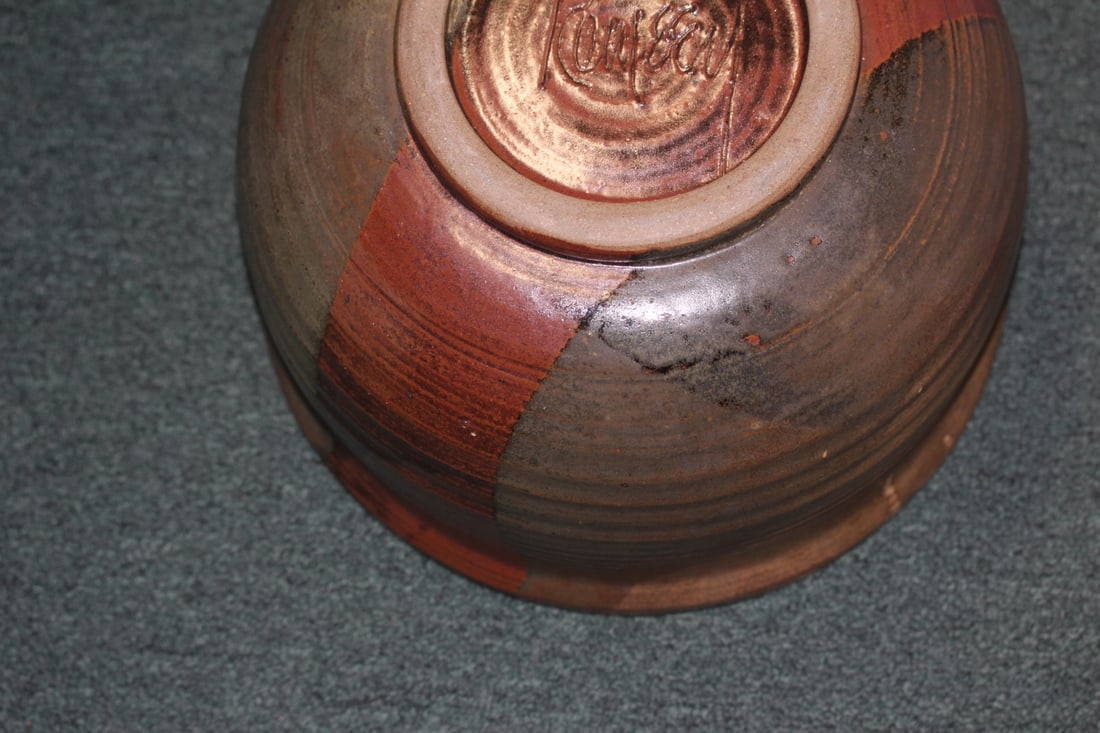 Signed Large Art Pottery Bowl - 5