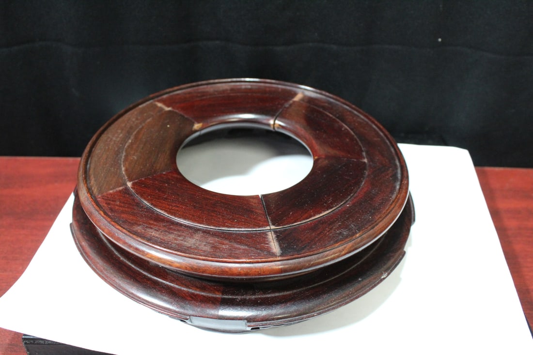 A Chinese Wood Stand - 4