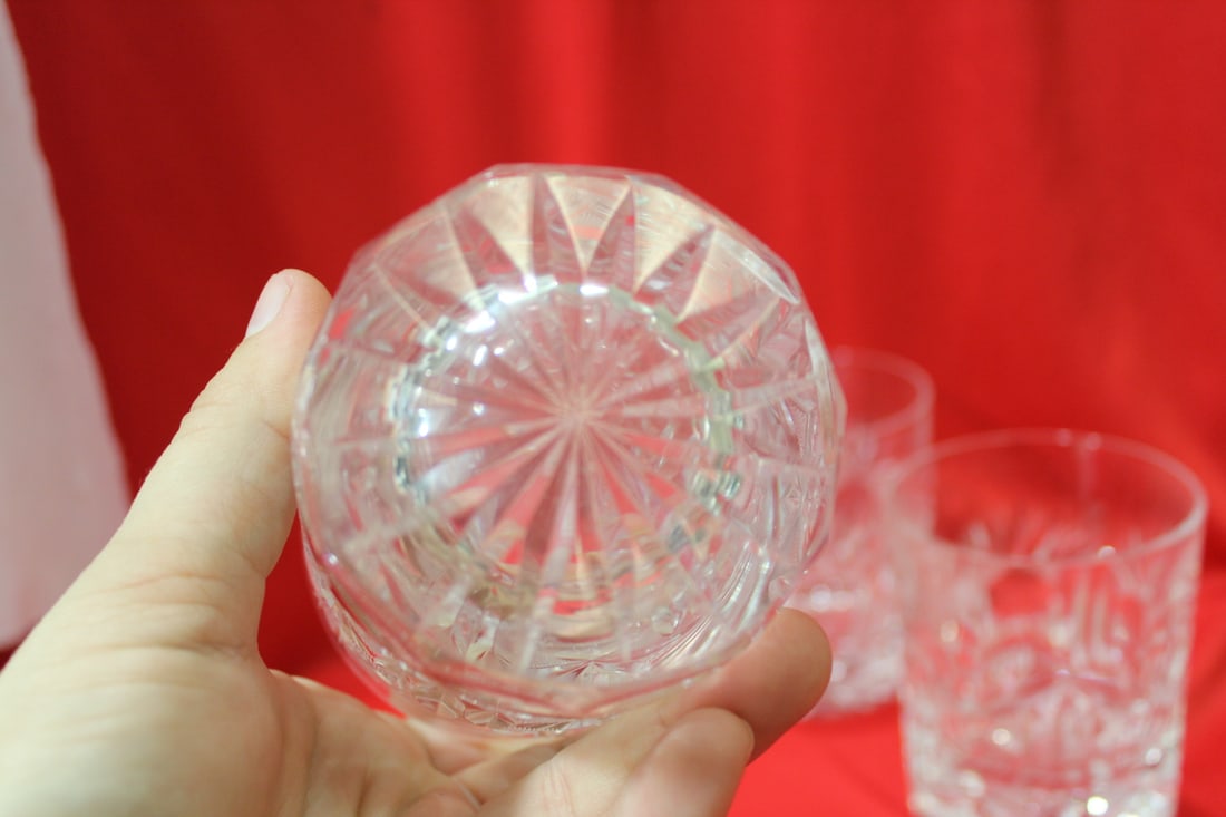 Lot of 4 Cut Glass Tumblers - 4
