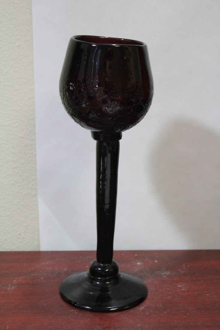 An Amethyst Glass Goblet - 2