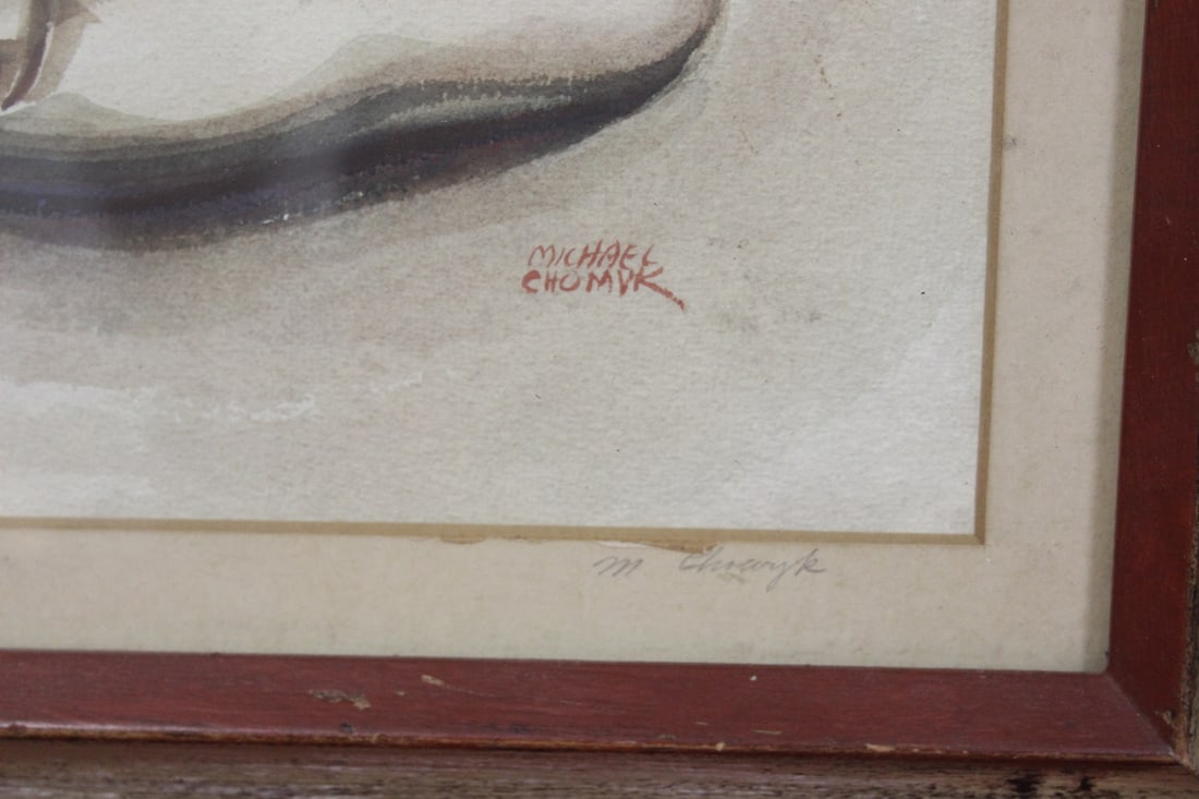 A Watercolour by Listed Artist Michael Chomyk - 2
