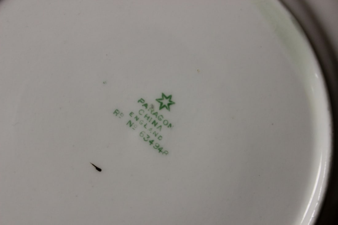 A Paragon China, England Square Porcelain Plate - 2