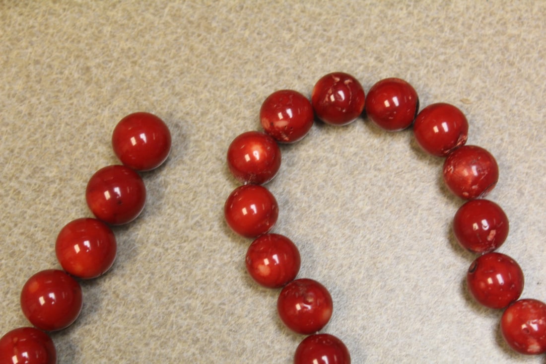Lot of 2 Strands of Coral - 2