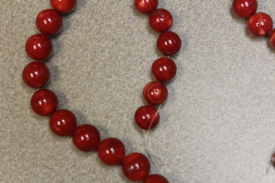 Lot of 2 Strands of Coral - 3