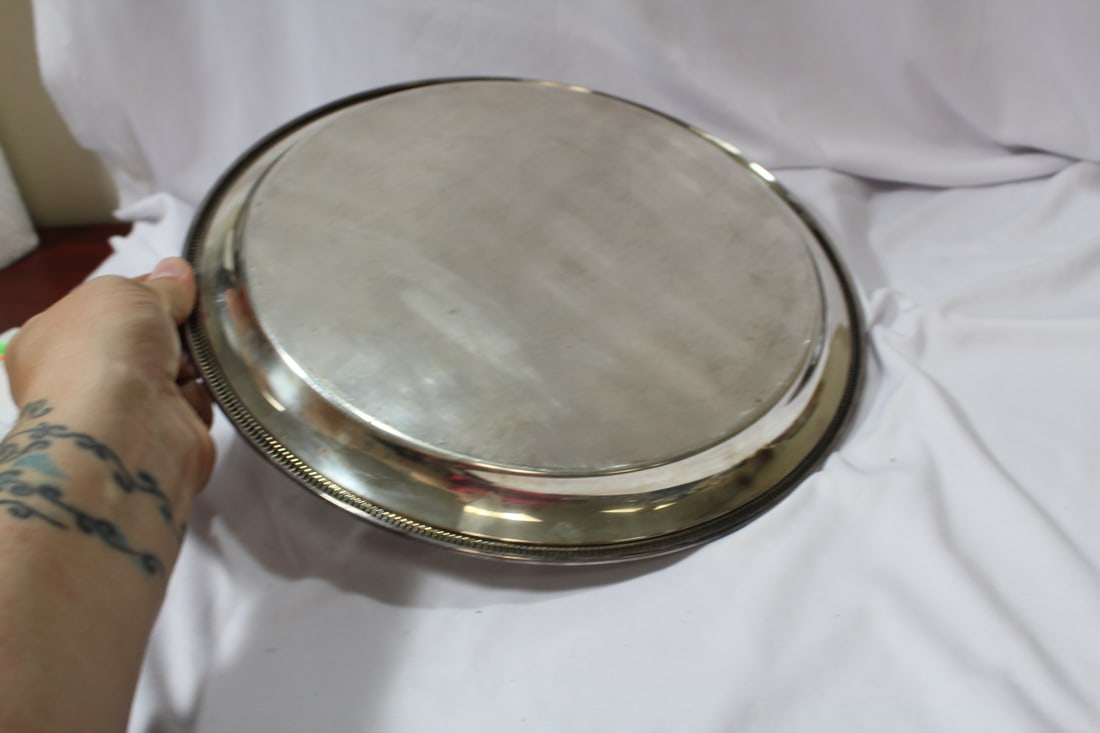 A Silverplated Tray - 2