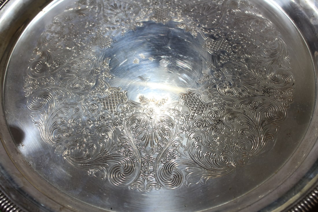 A Silverplated Tray - 5
