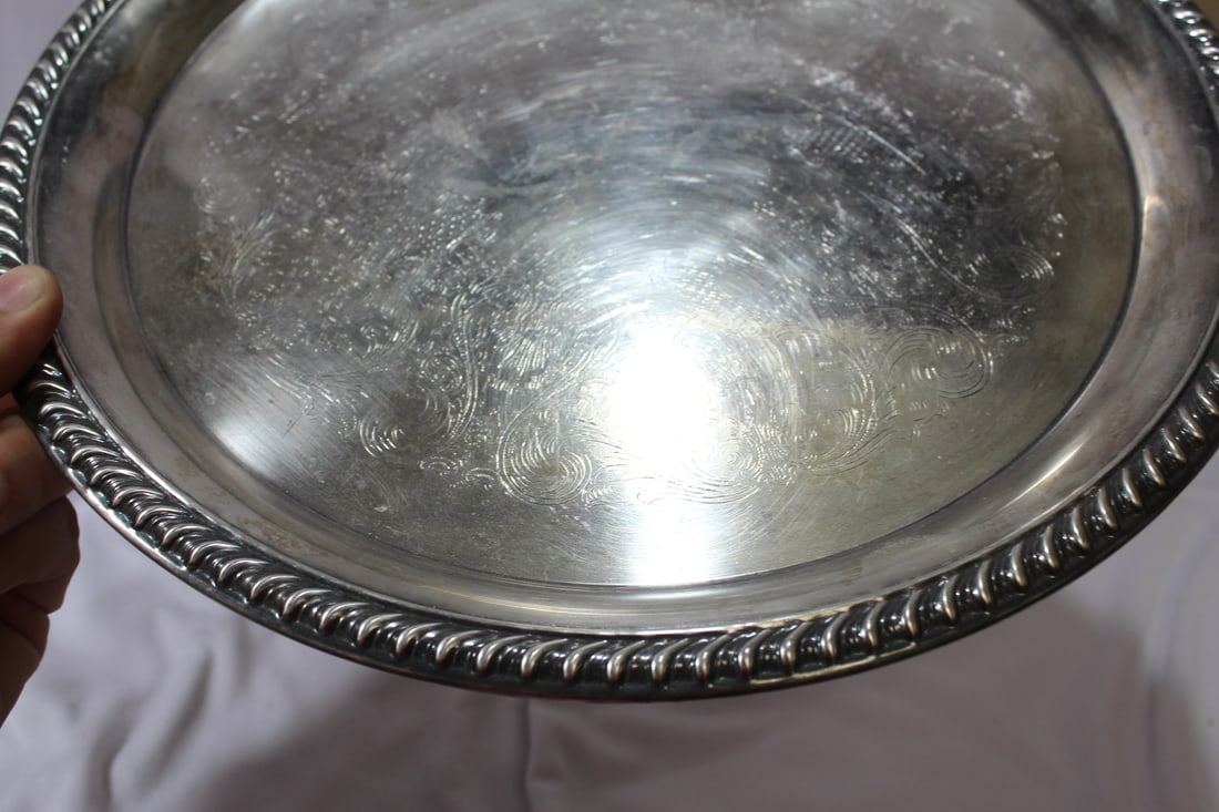 A Silverplated Tray - 3