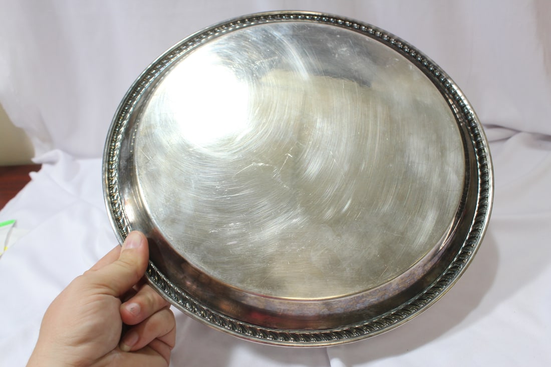 A Silverplated Tray - 5