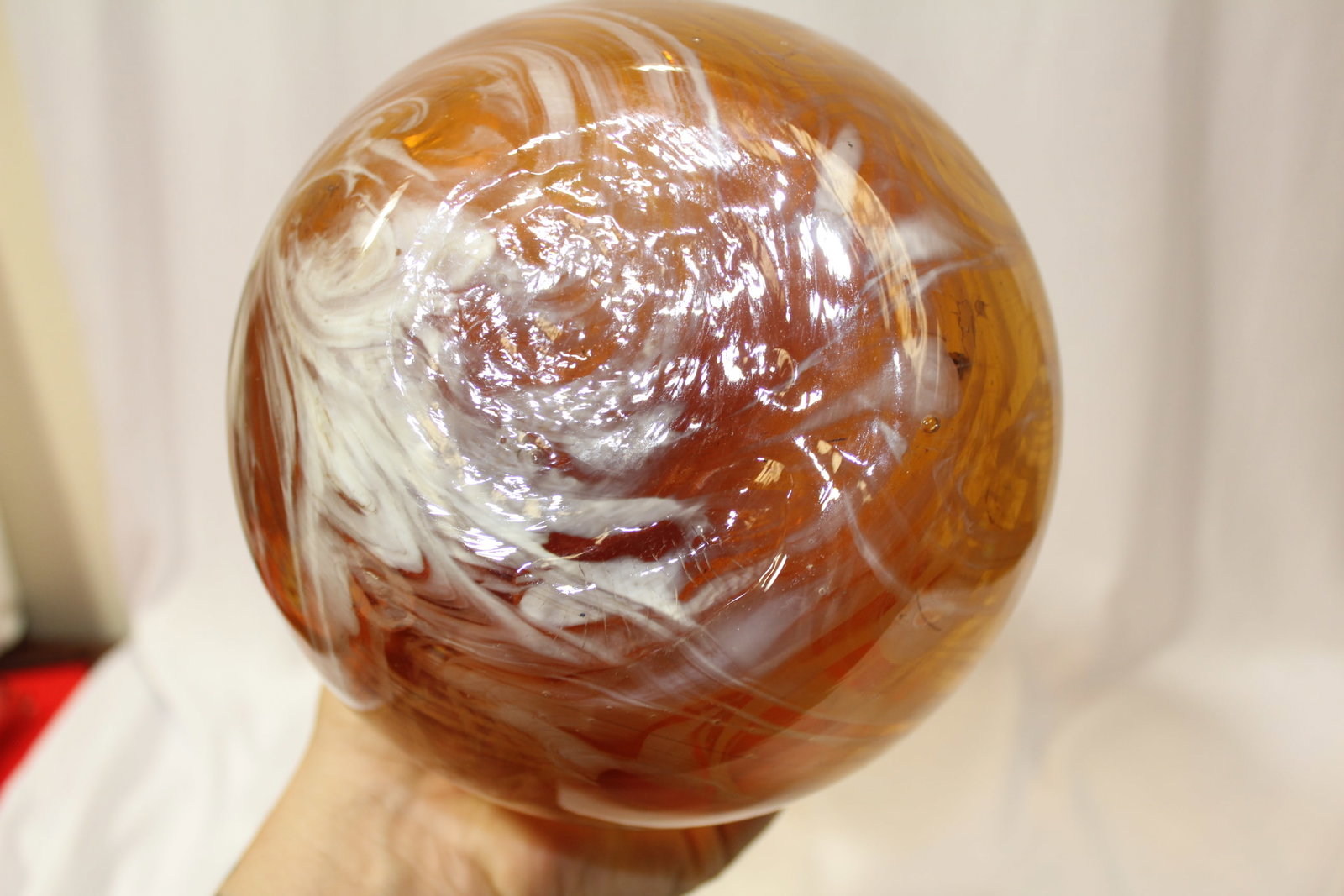 An Art Glass Gourd Shape Vase - 7
