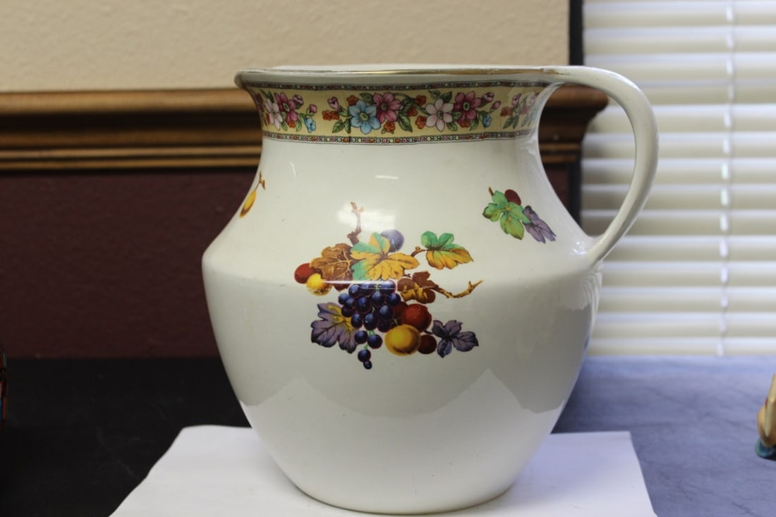 A Bristol? England Pottery Pitcher - 5