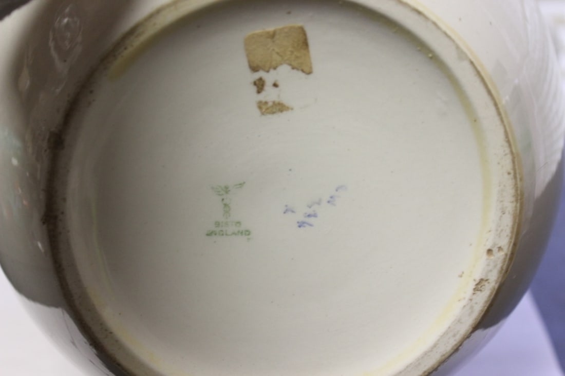 A Bristol? England Pottery Pitcher - 9