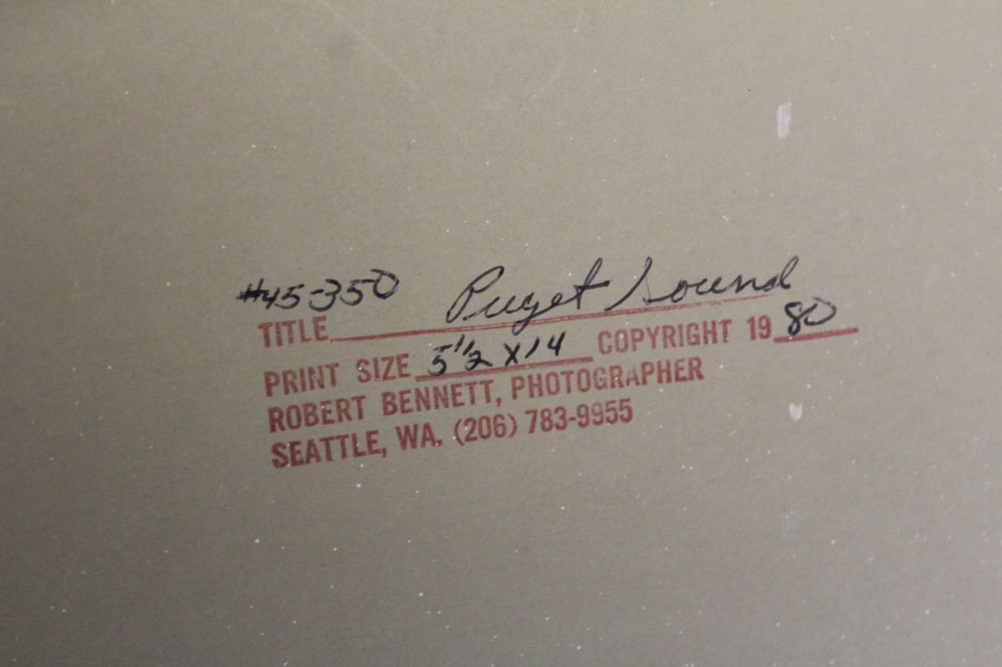 Signed Robert Bennett Framed Photograph - 6